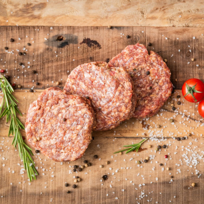 Verse Angus hamburgers (per 4 stuks)
