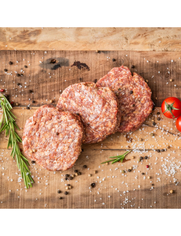Verse Angus hamburgers (per 4 stuks)